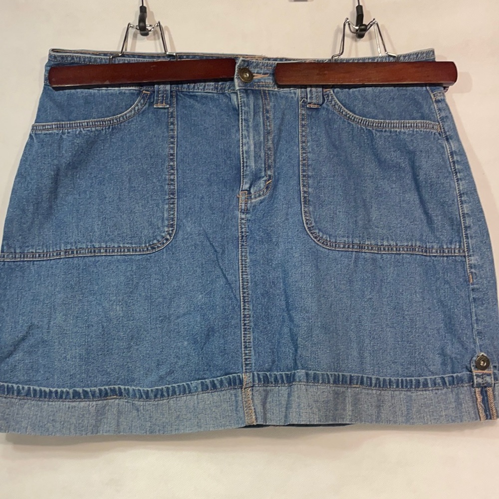 Jean Skort Plenty Pockets 100% Cotton